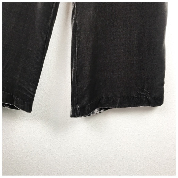 Sundance Festive Flare Gray Velvet Pants Size Petite Medium - Picture 5 of 8